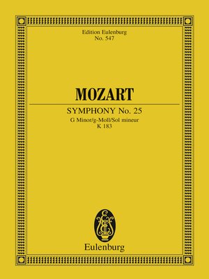 cover image of Symphony No. 25 G minor